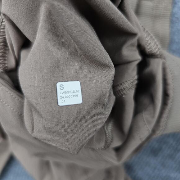 Lululemon Dance Studio Pants Womens Small Tan Cargo Jogger Relaxed Fit Mid Rise - Picture 3 of 5